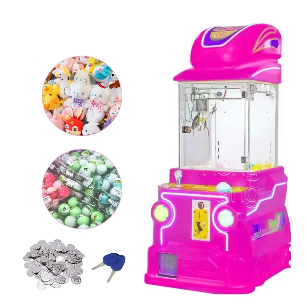Hot Sale Coin-Operated Arcade Crane Machine Wreaths Maker Toy for Children Metal & Plastic Prize Cabinet Fun for All!