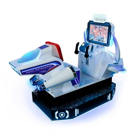 Colorfulsky Speed Hawk II Indoor Coin-Operated Dynamic Shooting Racing Game Machine for Kids 220V English Version