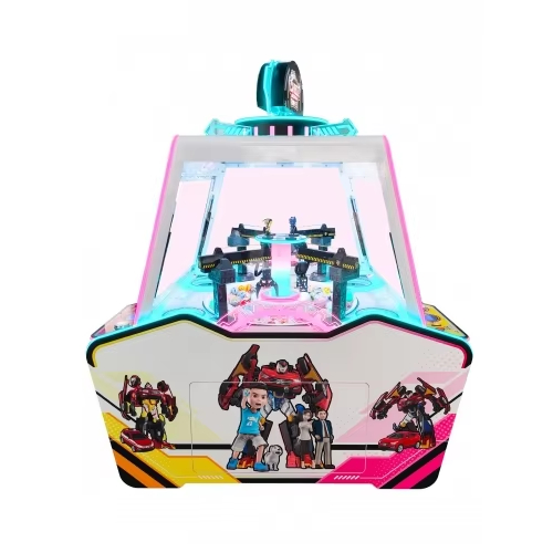 Guangzhou Factory Direct Large Four-Person Coin Operated Gashapon Toy Game Machine Creative English Language Gift Toy