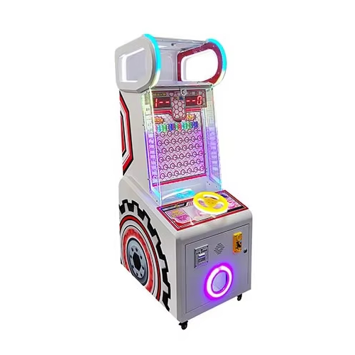 Interactive Children's Coin Pusher Durable Metal Fun Catch Game Machine for English-Speaking Kids