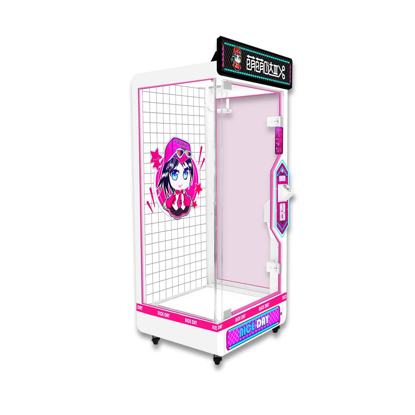 New Design Coin-Operated Wooden Crane Arcade Machine Stable Claw Game with Prize Cutting for Shopping Mall