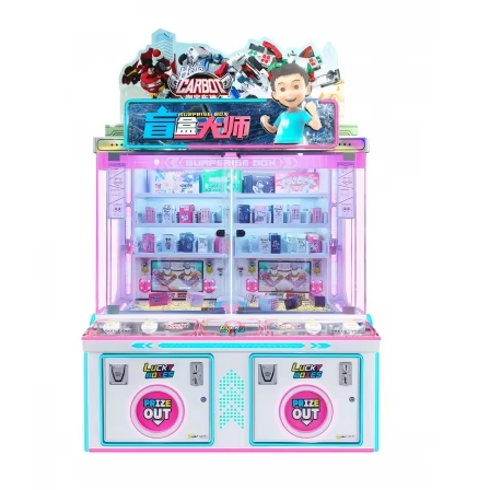 1-Year Warranty Metal Claw Crane Coin Pusher Doll Machine English Language Version