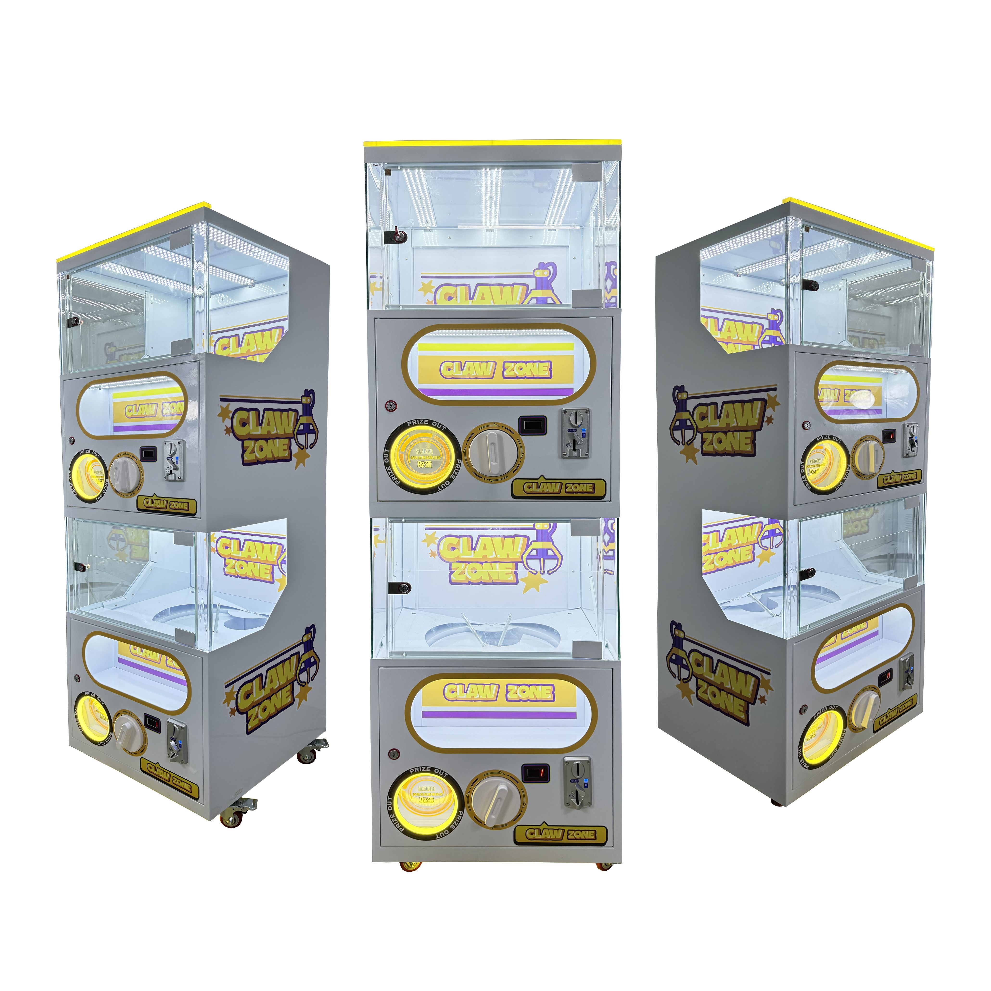 Electronic Coin-Operated Gashapon Vending Machine Capsule Ball Candy Toy Game Metal Plastic Materials Gift