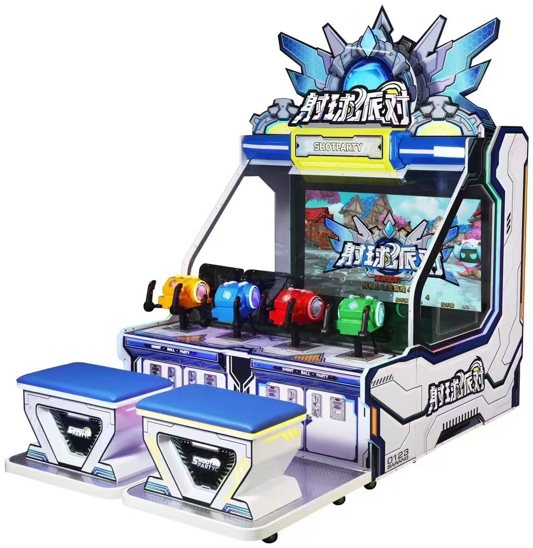 4-Player Water Shooting Simulator Popular Coin-Operated Crisis Rescue Arcade Cabinet Fun Metal Board Amusement Ticket Redemption