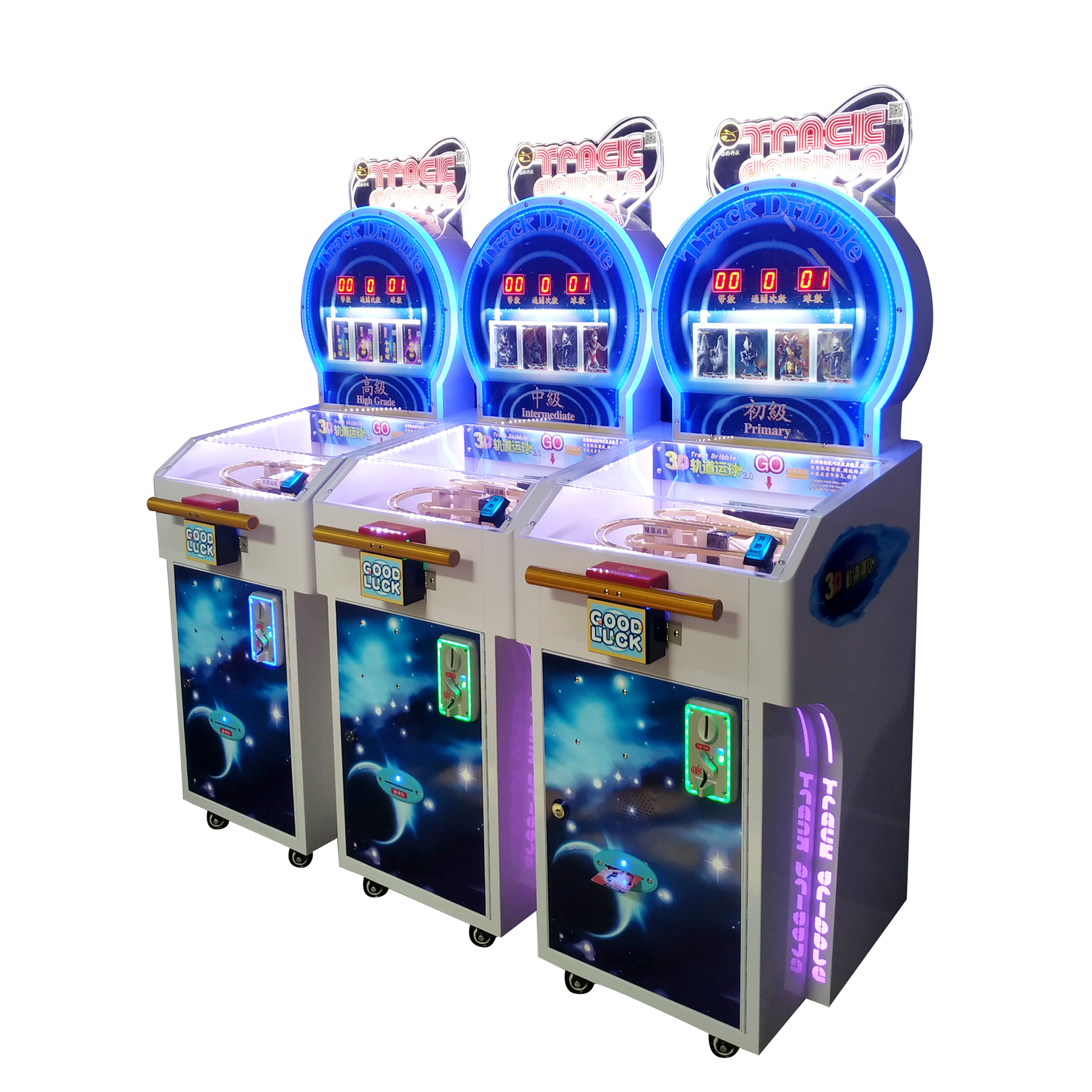 3D Kids LED Lamp Pinball Machine Electronic Arcade Training Board Mini Racing Coin Operated Track for Young Players