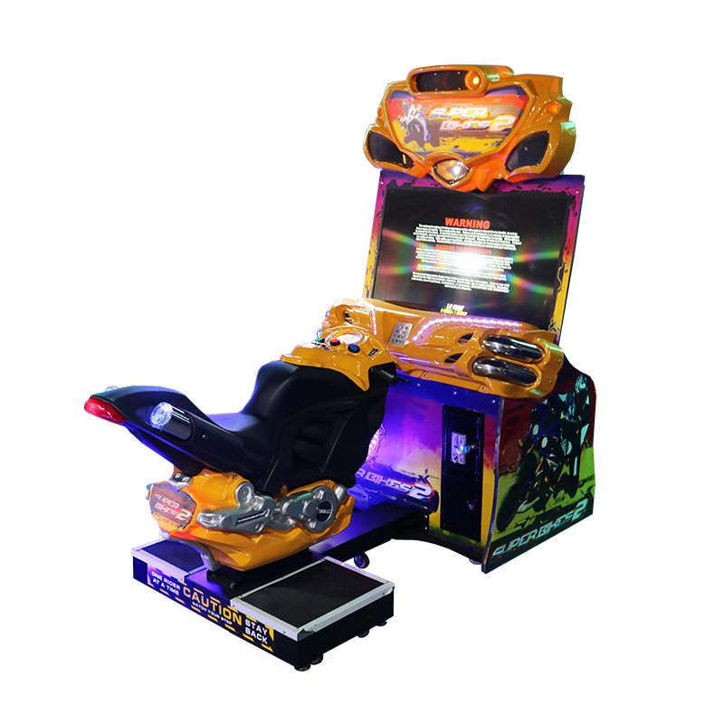 Super Arcade Racing Machine Kit FF Motorcycle Driving Simulator 220v Plastic Children's Amusement Board Game